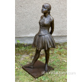 Estátua de bronze garota dançarina para venda